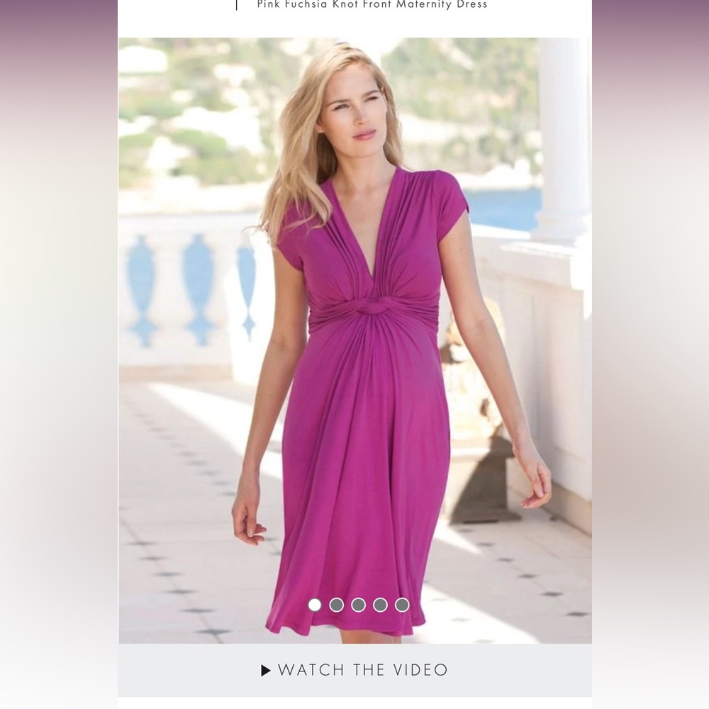 Seraphine fuscia dress